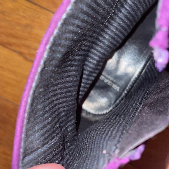 Vagabond Shoemaker Purple Olivia Suede Inside Zip Ankle Boots - Picture 5 of 8